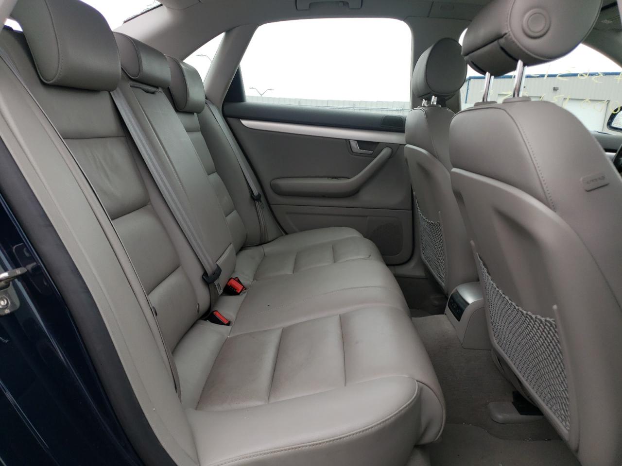 Photo 6 from auction – 2006 AUDI A4 2.0T QU with VIN WAUDF78E66A093907