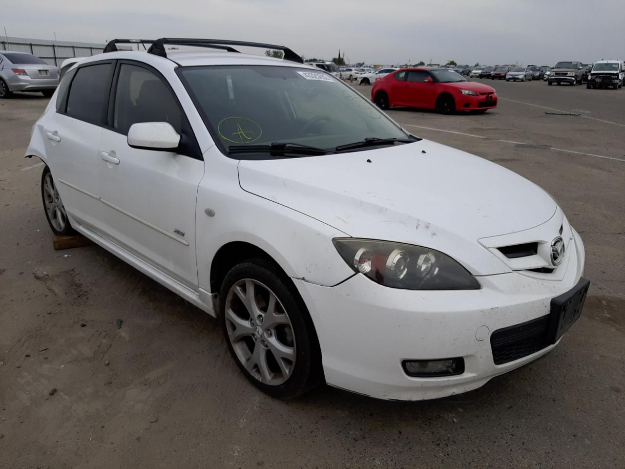 MAZDA 3 HATCHBAC 2008 with VIN JM1BK344281857184 - Photo from auction