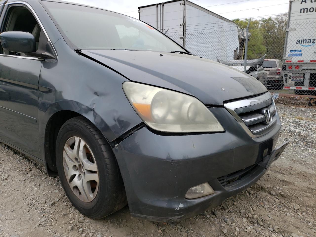 Photo 9 from auction – 2005 HONDA ODYSSEY EX with VIN 5FNRL387X5B010979