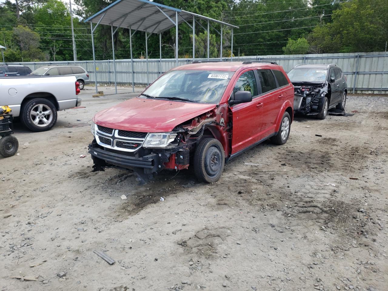 Фото 2 с аукциона – 2017 DODGE JOURNEY SE с VIN 3C4PDCAB5HT599125