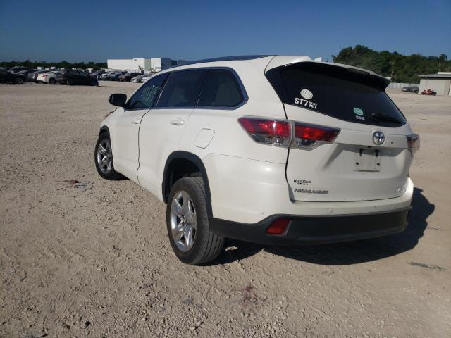 Photo 3 from auction – 2016 TOYOTA HIGHLANDER with VIN 5TDYKRFH3GS142977