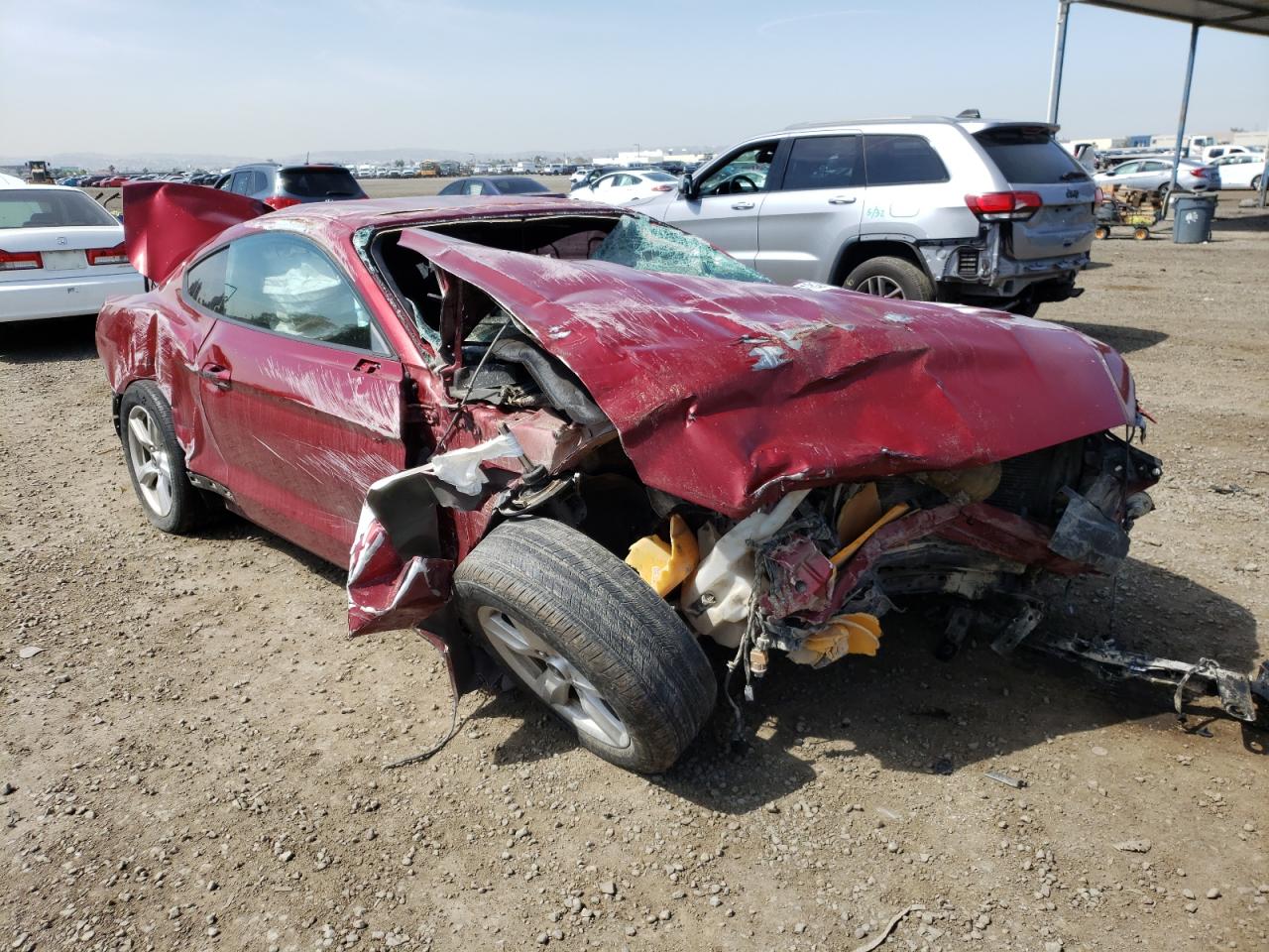 FORD MUSTANG 2017 with VIN 1FA6P8AM2H5203773 - Photo from auction
