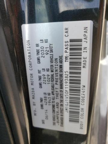 Photo 10 from auction – 2015 MAZDA 6 TOURING with VIN JM1GJ1V50F1193825