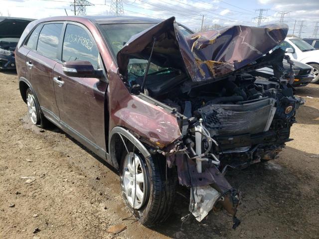 KIA SORENTO LX 2013 with VIN 5XYKT3A17DG372587 - Photo from auction