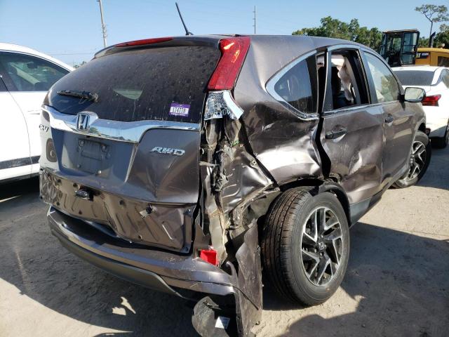 Photo 4 from auction – 2016 HONDA CR-V SE with VIN 5J6RM4H47GL035454