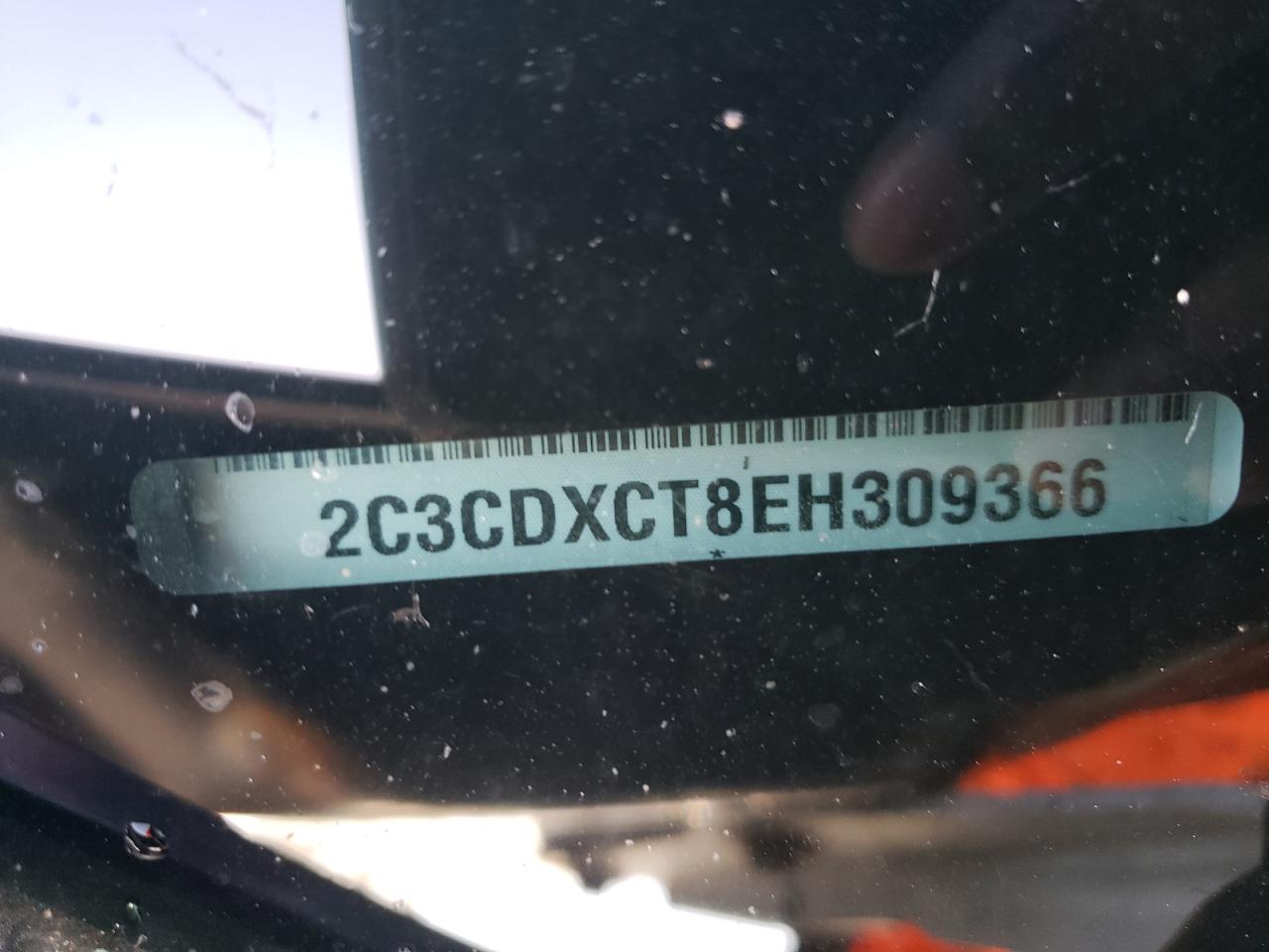 Photo 10 from auction – 2014 DODGE CHARGER R/ with VIN 2C3CDXCT8EH309366