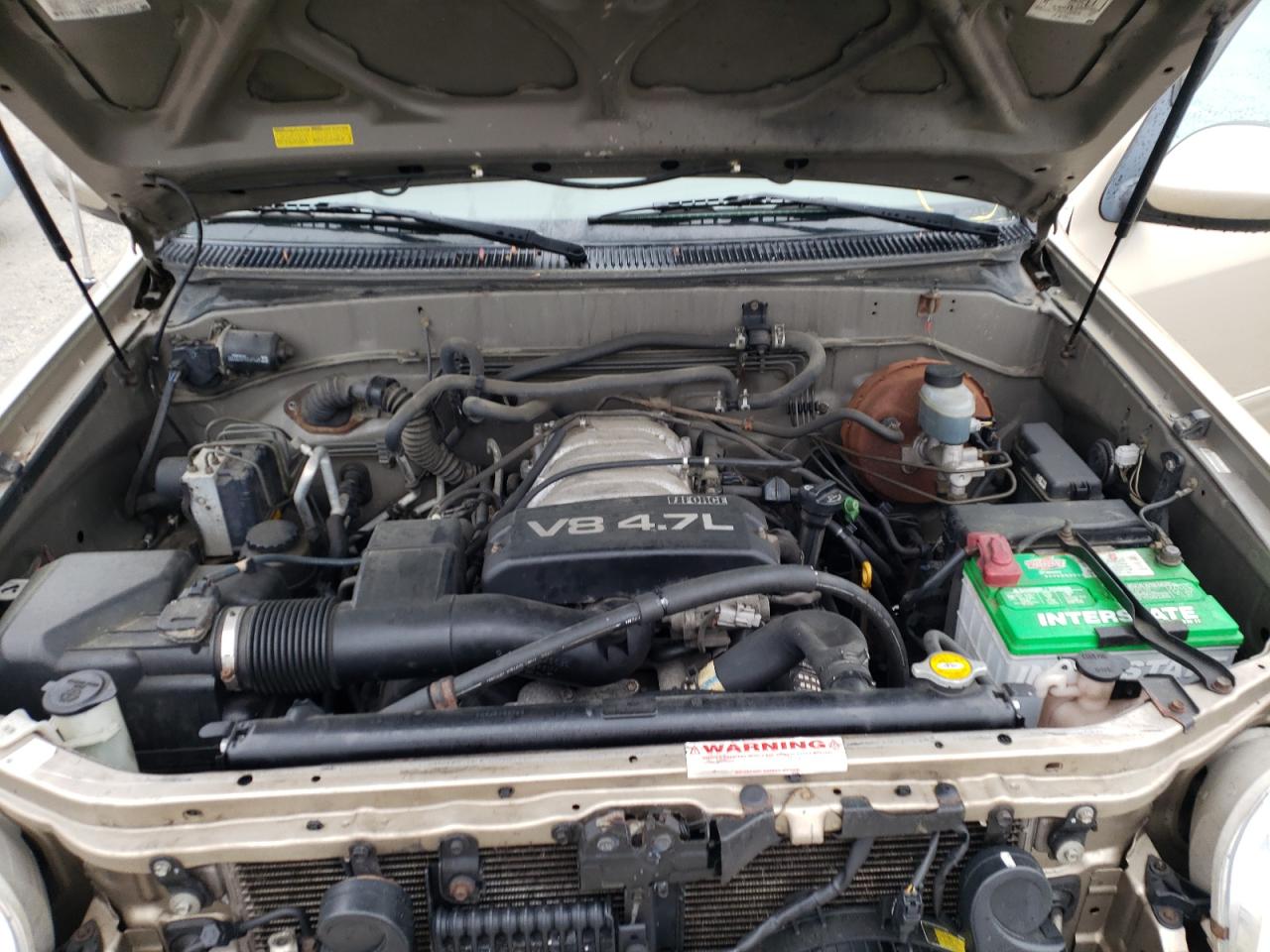 Photo 7 from auction – 2002 TOYOTA SEQUOIA SR with VIN 5TDBT44A12S098014
