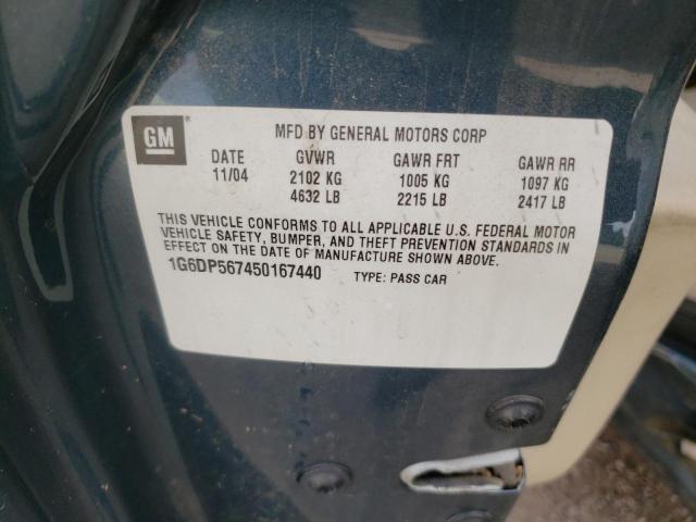 Photo 10 from auction – 2005 CADILLAC CTS HI FEA with VIN 1G6DP567450167440