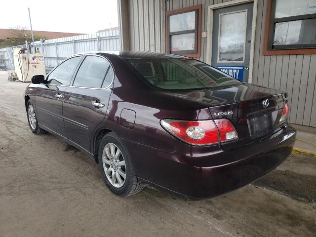Photo 3 from auction – 2004 LEXUS ES 330 with VIN JTHBA30G845032089