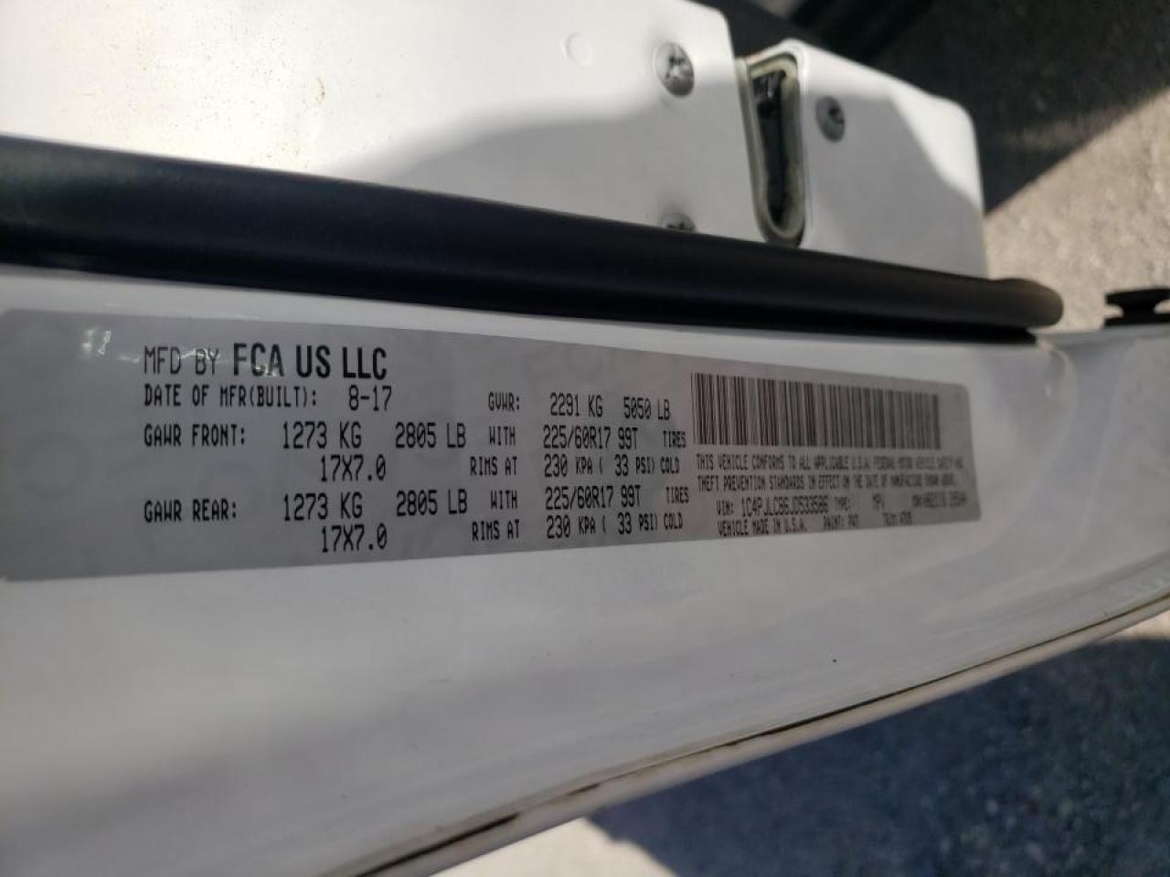 Photo 10 from auction – 2018 JEEP CHEROKEE L with VIN 1C4PJLCB6JD533586