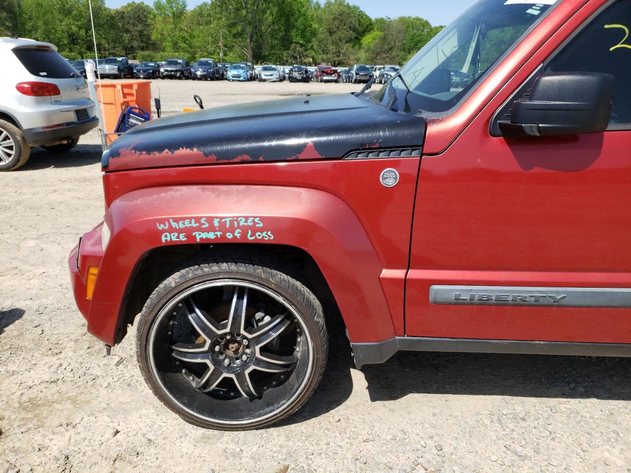 Photo 9 from auction – 2008 JEEP LIBERTY SP with VIN 1J8GN28K68W285600