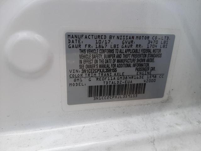 Photo 10 from auction – 2018 NISSAN VERSA NOTE with VIN 3N1CE2CPXJL359155