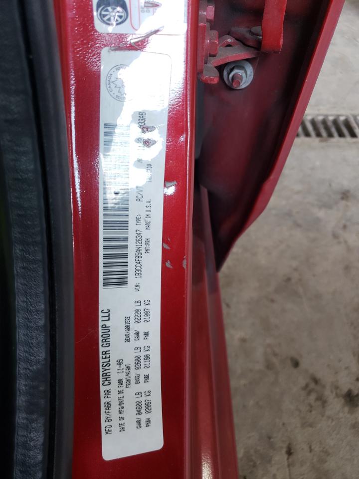Zdjęcie 10 z aukcji – 2010 DODGE AVENGER SX z VIN 1B3CC4FB5AN126347