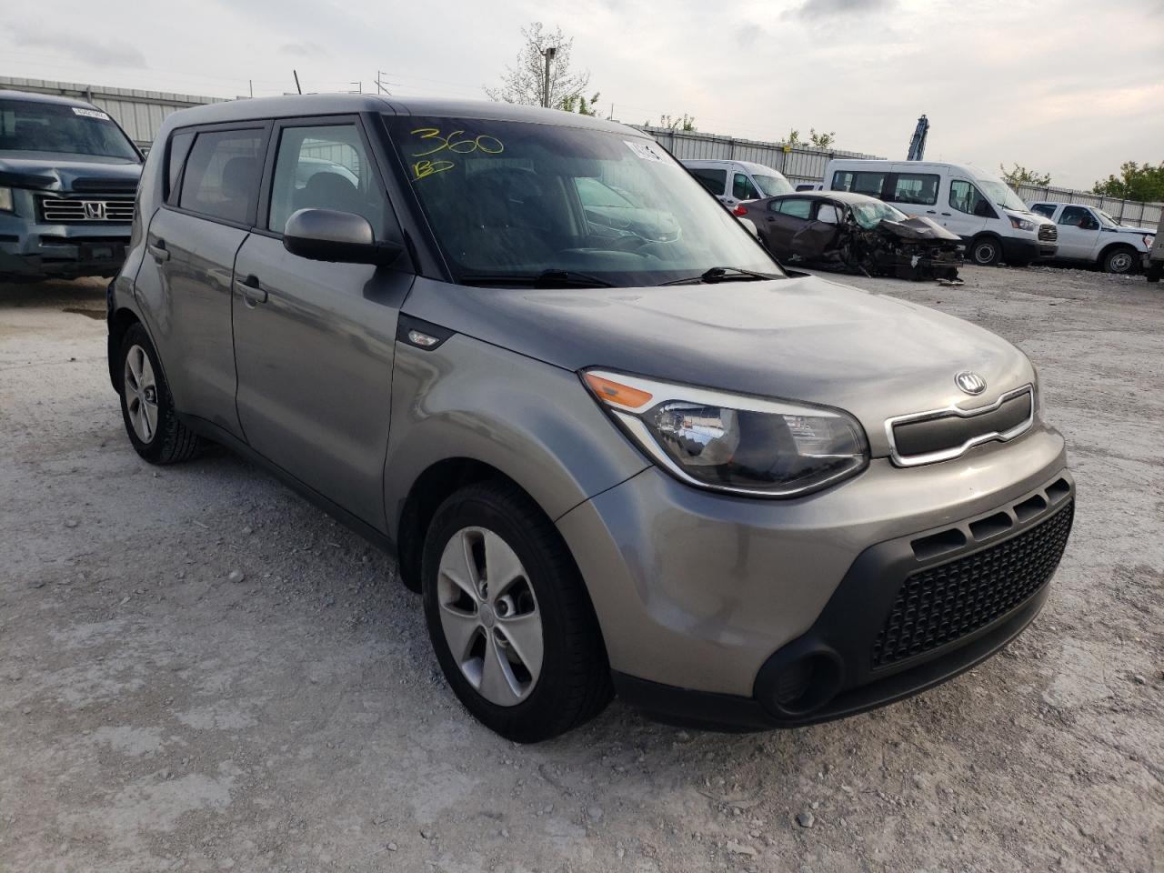 KIA SOUL 2014 with VIN KNDJN2A29E7091494 - Photo from auction