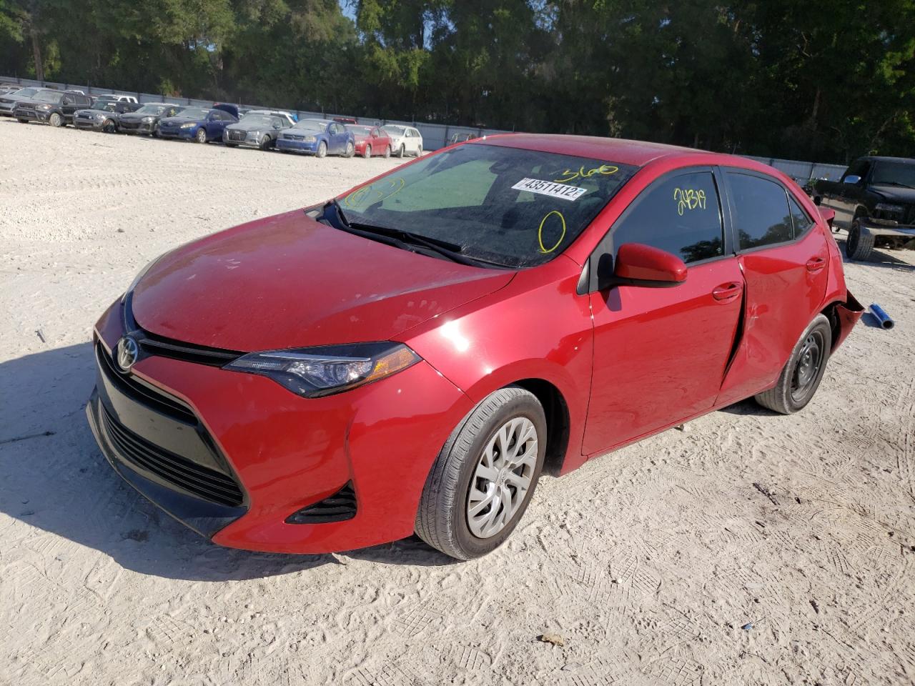Photo 2 from auction – 2017 TOYOTA COROLLA L with VIN 2T1BURHE4HC814624