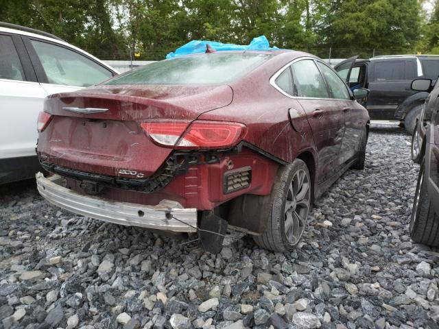 Photo 4 from auction – 2015 CHRYSLER 200 C with VIN 1C3CCCEGXFN722118