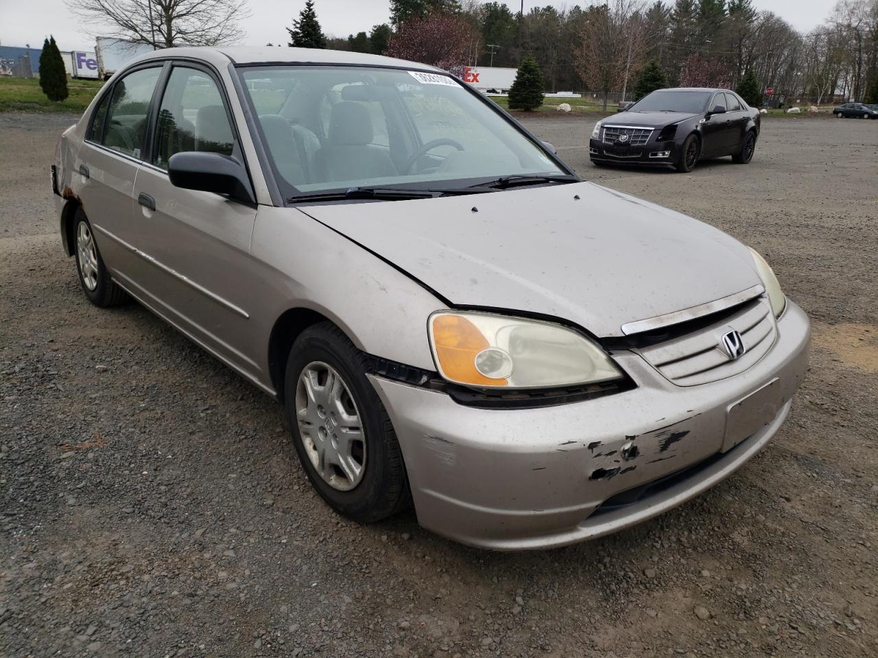 HONDA CIVIC LX 2001 with VIN 2HGES16591H567900 - Photo from auction