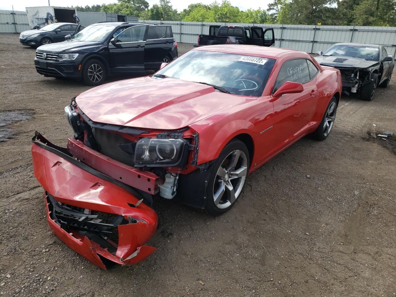 Photo 2 from auction – 2010 CHEVROLET CAMARO LT with VIN 2G1FB1EV6A9104278