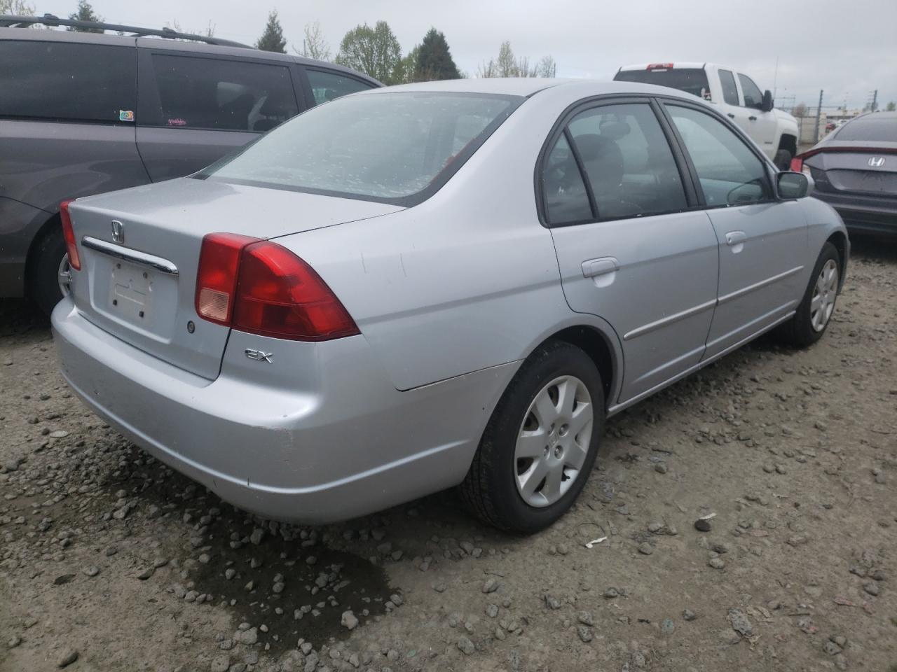 Photo 4 from auction – 2001 HONDA CIVIC EX with VIN 2HGES26751H506051