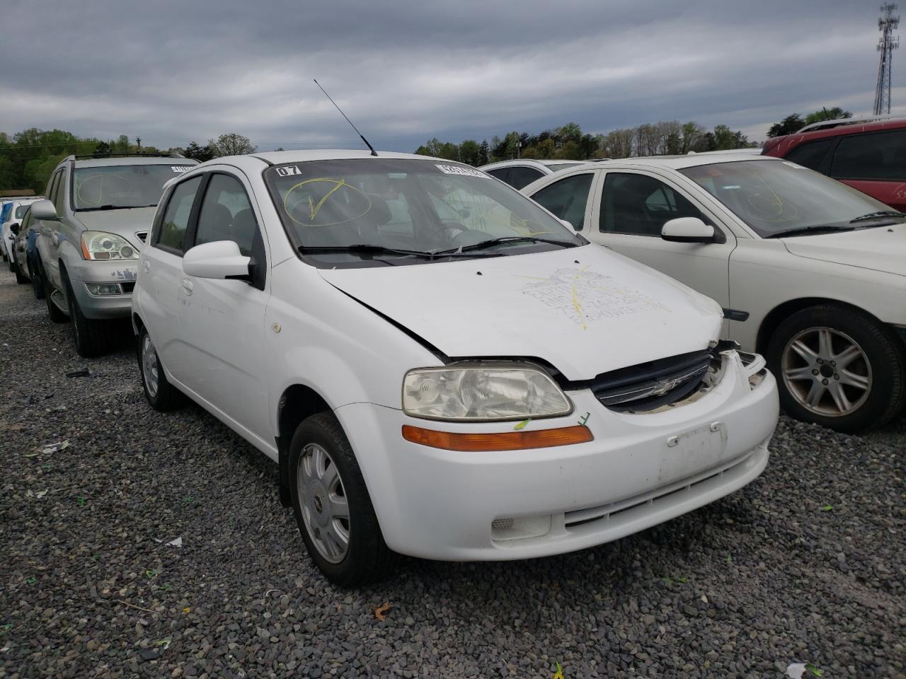 CHEVROLET AVEO BASE 2005 with VIN KL1TD62665B392751 - Photo from auction