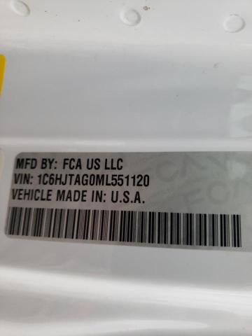 Photo 10 from auction – 2021 JEEP GLADIATOR with VIN 1C6HJTAG0ML551120