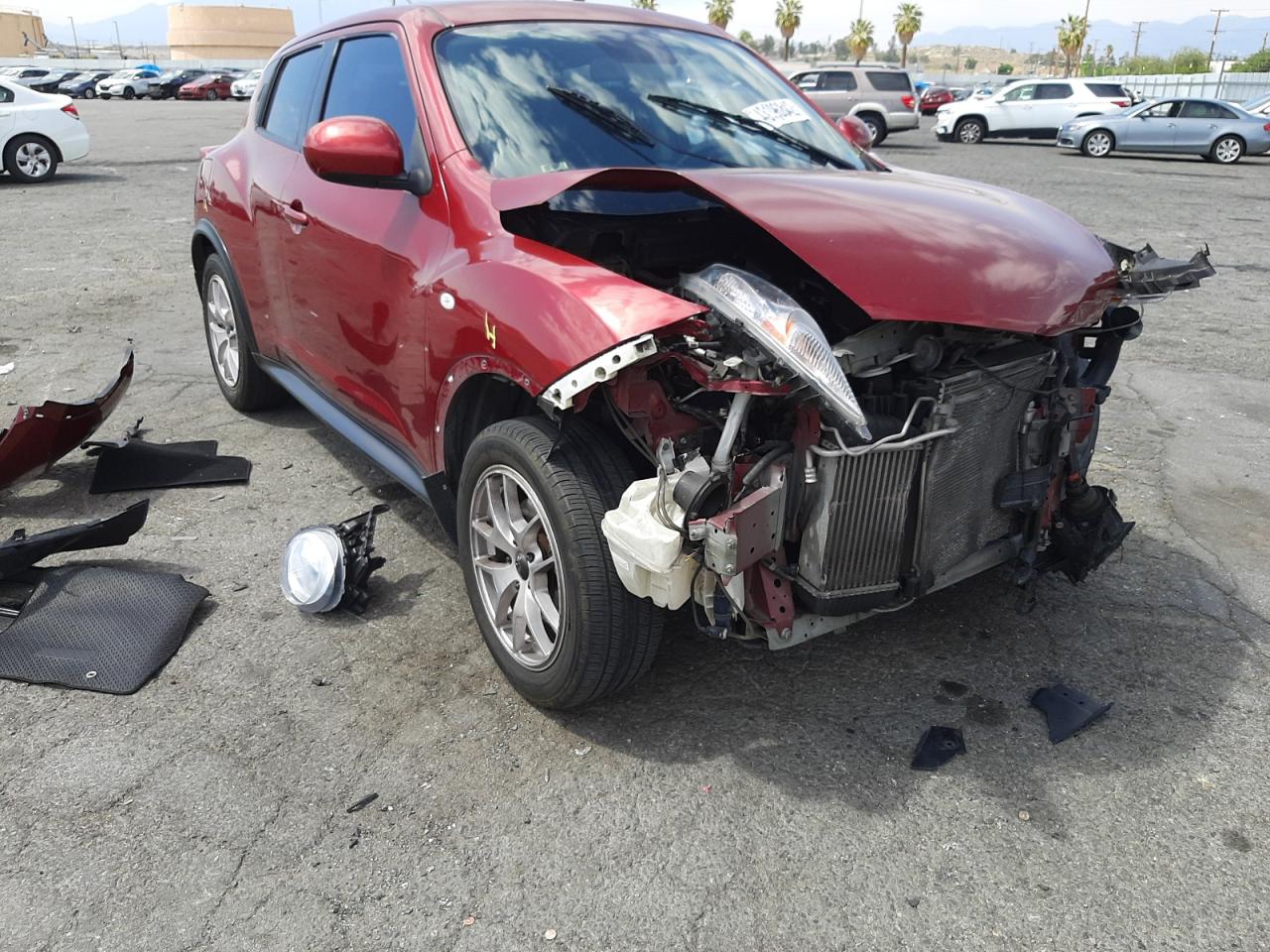 NISSAN JUKE S 2011 with VIN JN8AF5MV2BT007687 - Photo from auction
