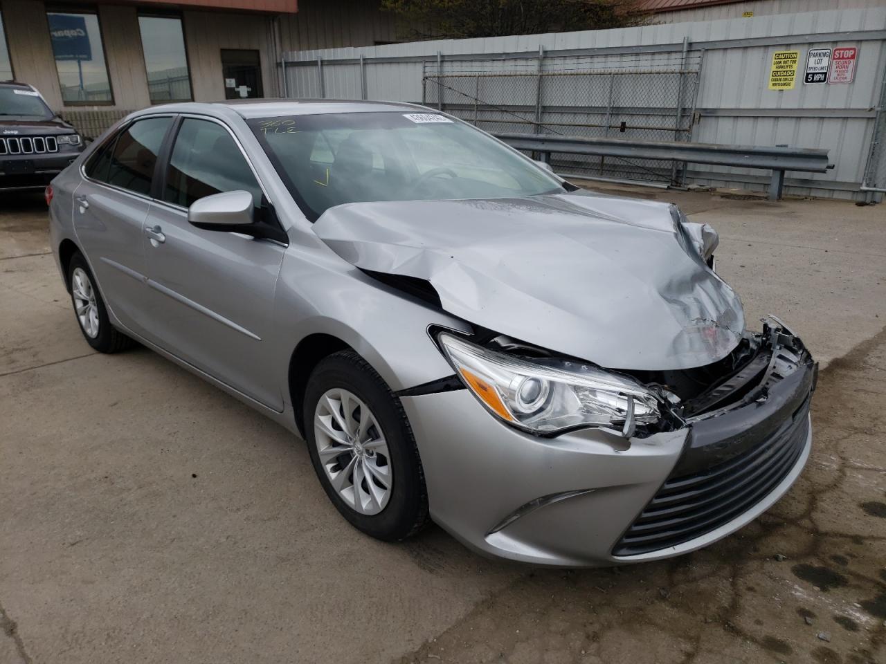 TOYOTA CAMRY LE 2015 with VIN 4T4BF1FK1FR458249 - Photo from auction