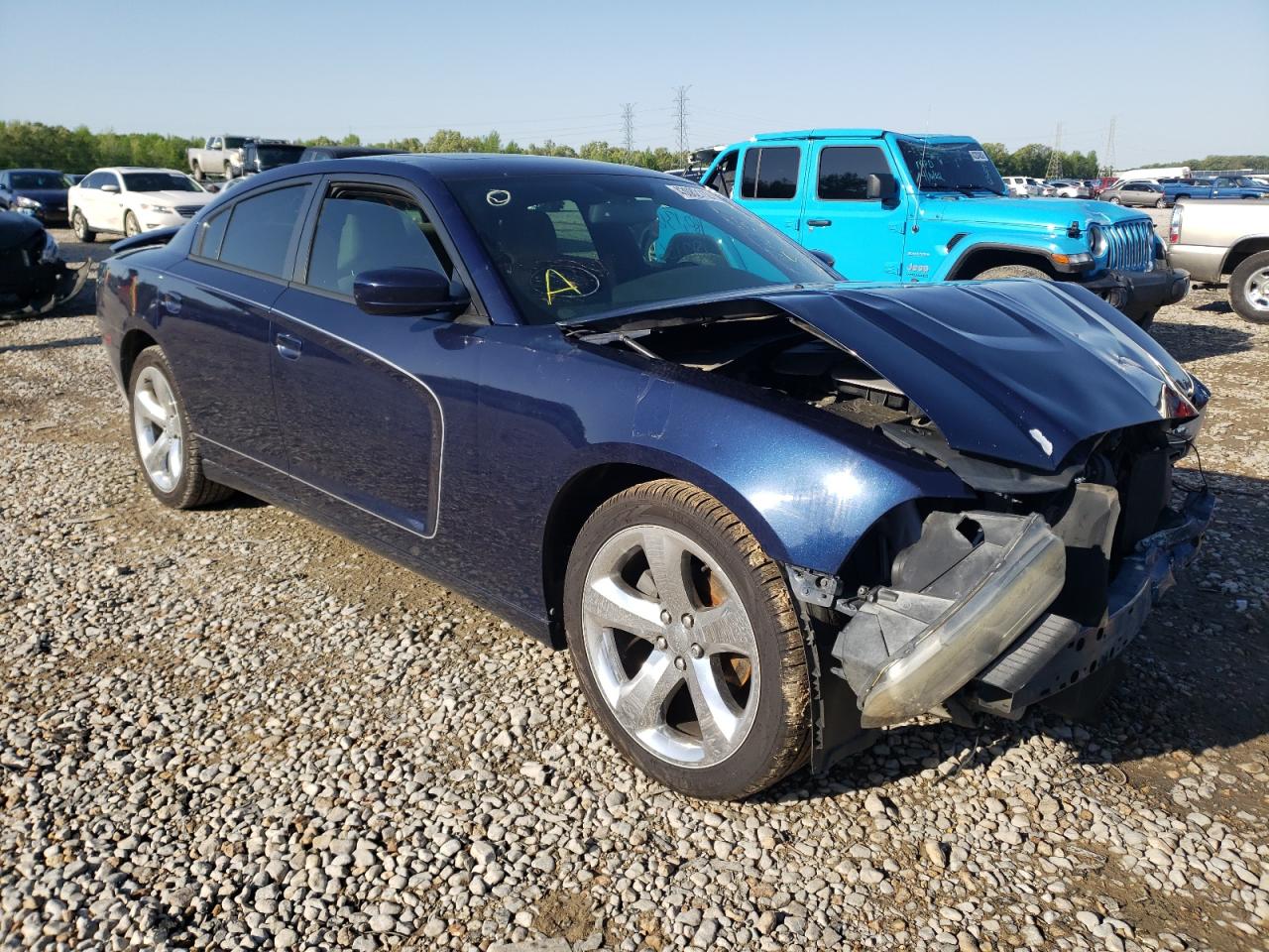 DODGE CHARGER SX 2014 with VIN 2C3CDXHGXEH147865 - Photo from auction