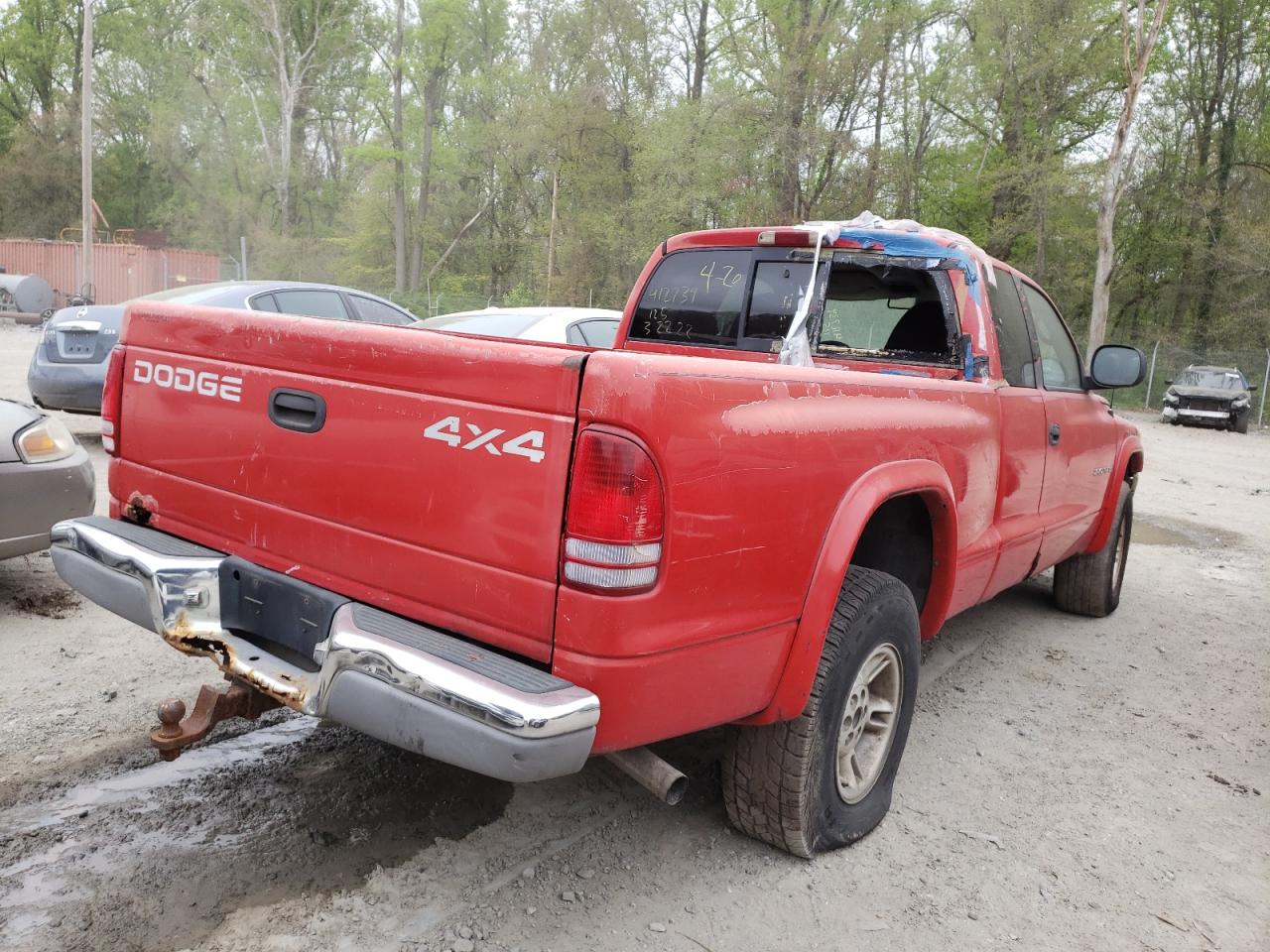 Photo 4 from auction – 1999 DODGE DAKOTA with VIN 1B7GG22Y8XS202236