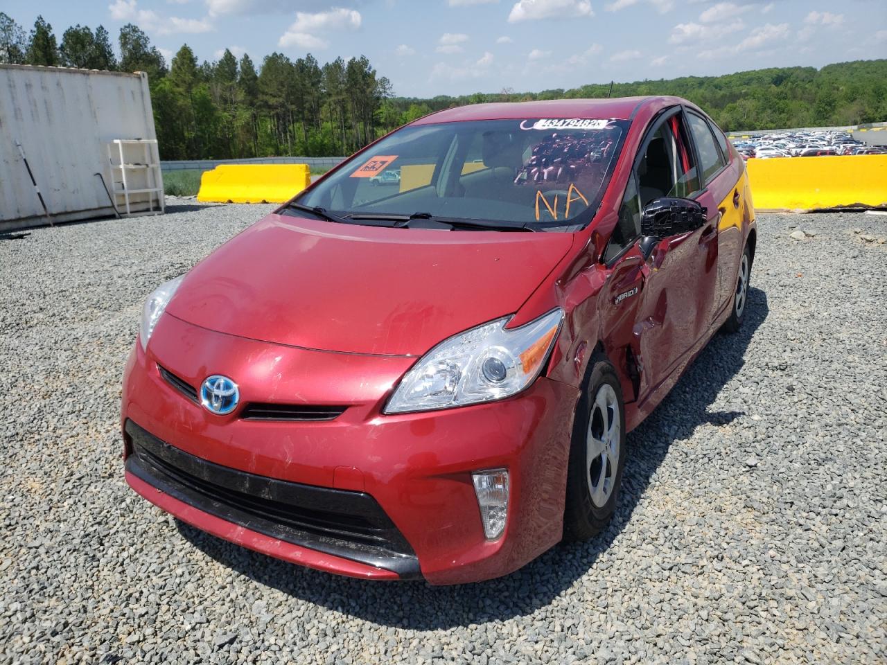 Photo 2 from auction – 2013 TOYOTA PRIUS with VIN JTDKN3DU3D1628384