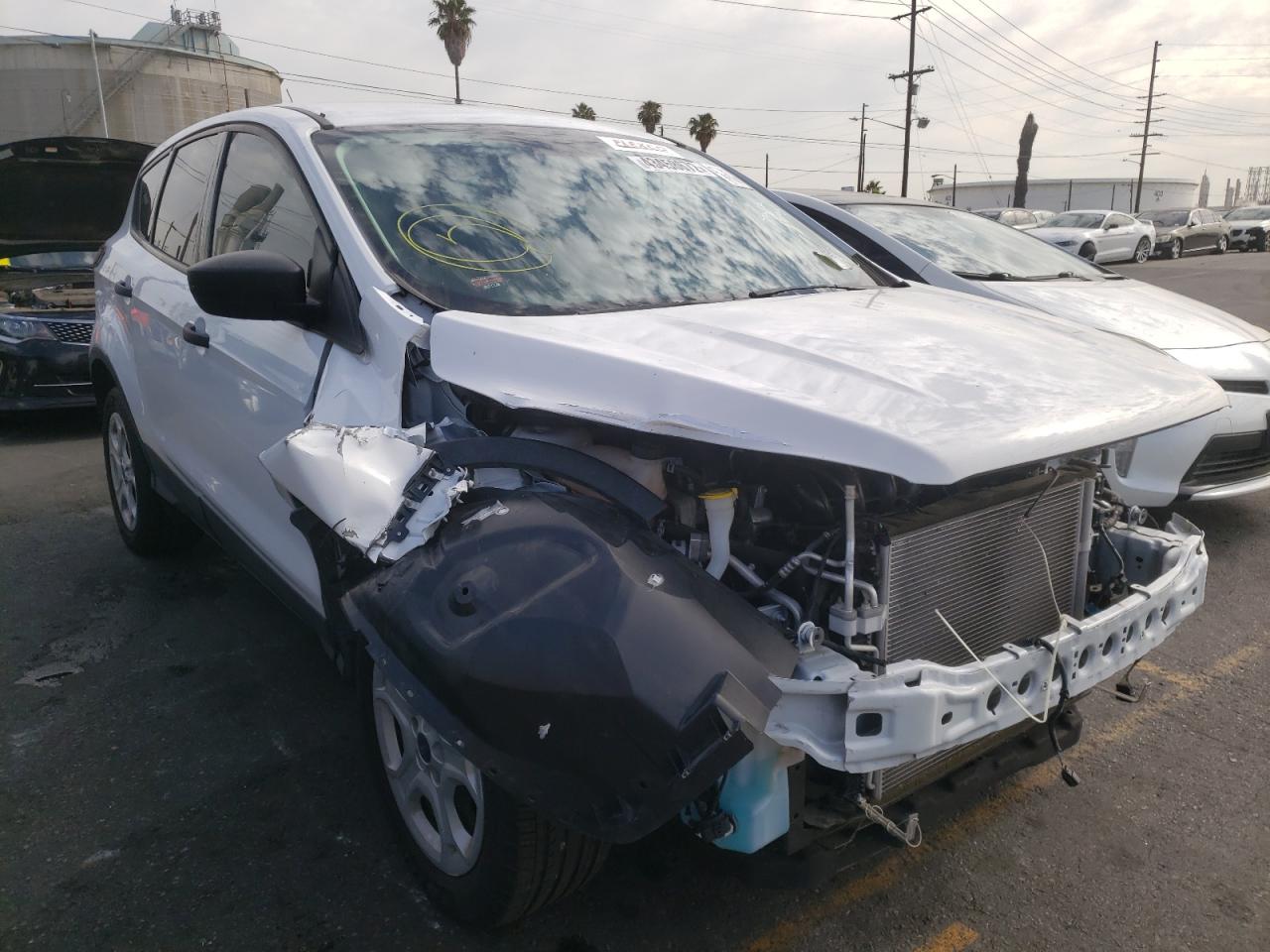 FORD ESCAPE S 2018 with VIN 1FMCU0F75JUD44905 - Photo from auction