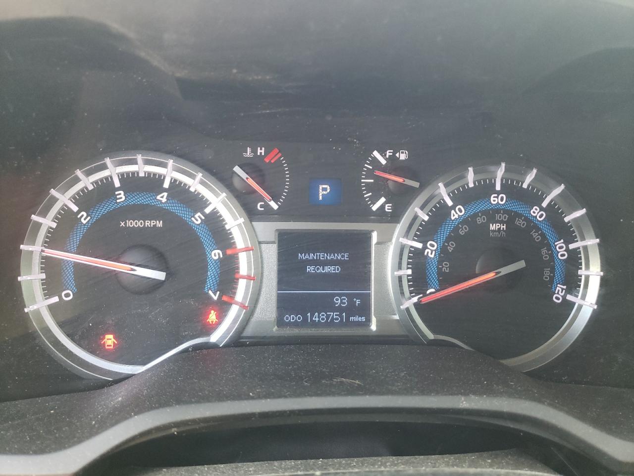 Photo 8 from auction – 2014 TOYOTA 4RUNNER SR with VIN JTEZU5JR1E5065001