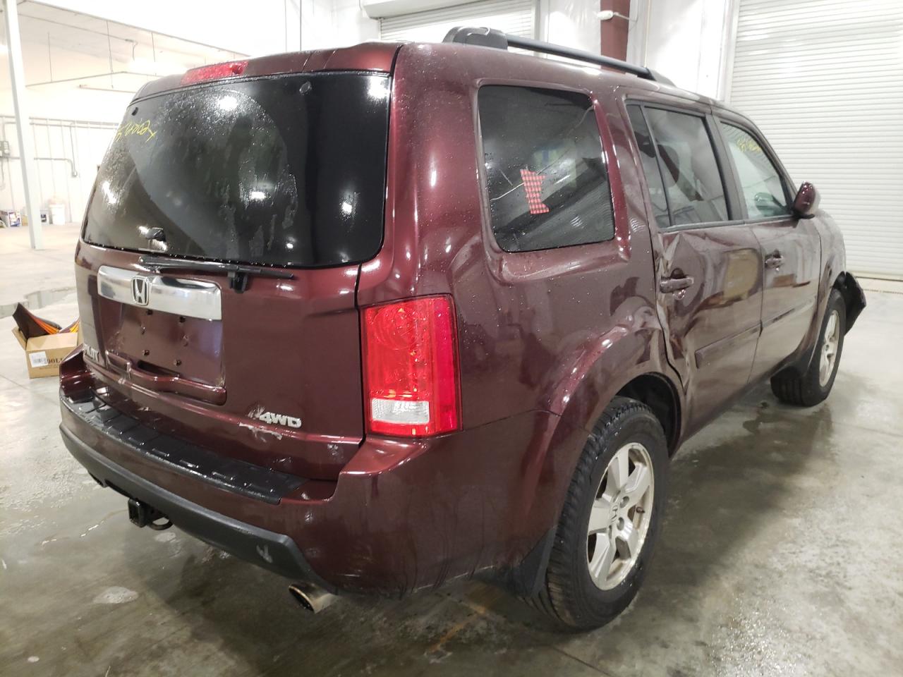 Photo 4 from auction – 2011 HONDA PILOT EXL with VIN 5FNYF4H58BB022261