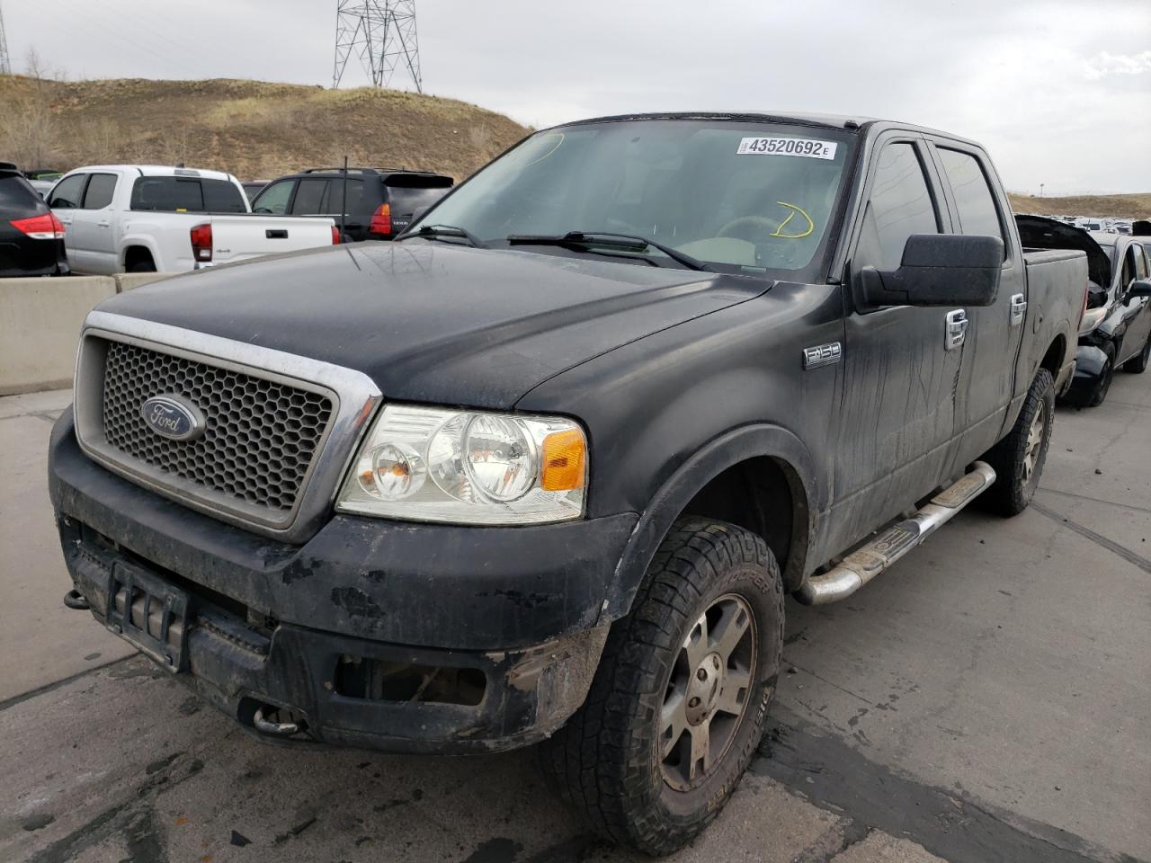 Photo 2 from auction – 2005 FORD F150 SUPER with VIN 1FTPW14585KD60153