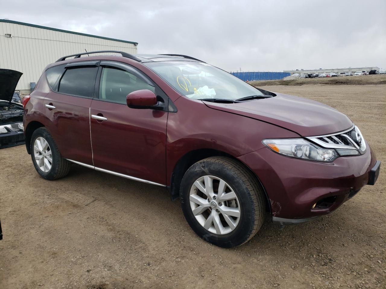 Photo 1 from auction – 2012 NISSAN MURANO S with VIN JN8AZ1MW2CW222897