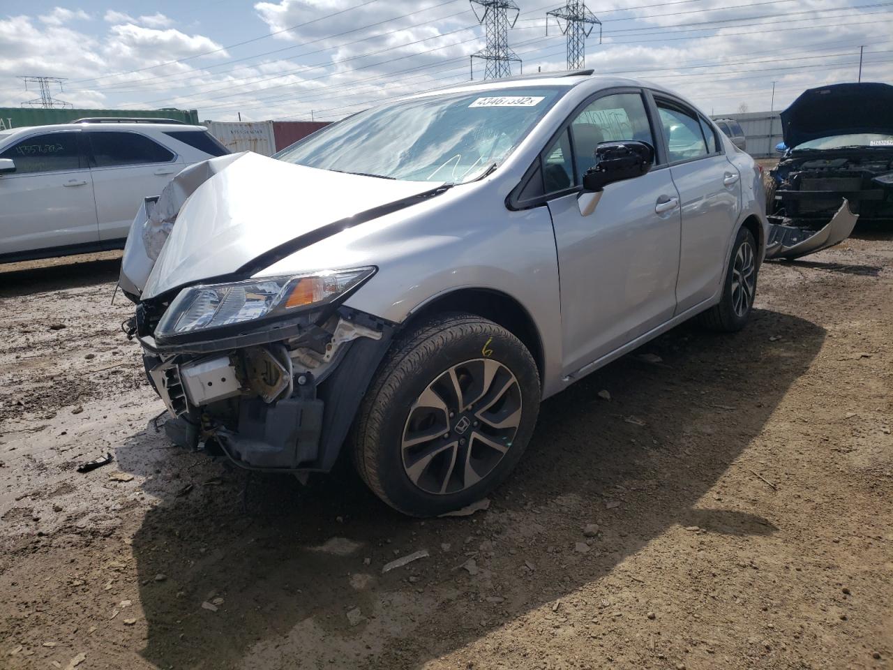 Photo 2 from auction – 2014 HONDA CIVIC EX with VIN 2HGFB2F80EH542295