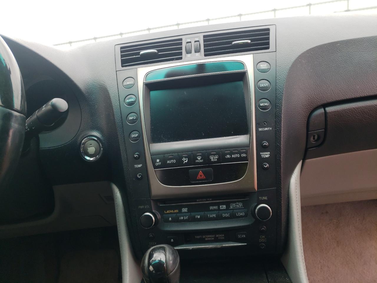 Photo 9 from auction – 2006 LEXUS GS 300 with VIN JTHBH96S165025854