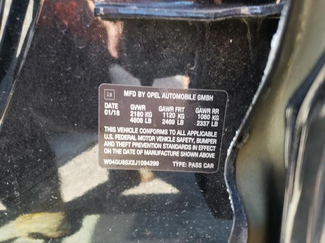 Photo 10 from auction – 2018 BUICK REGAL TOUR with VIN W04GU8SX2J1094299