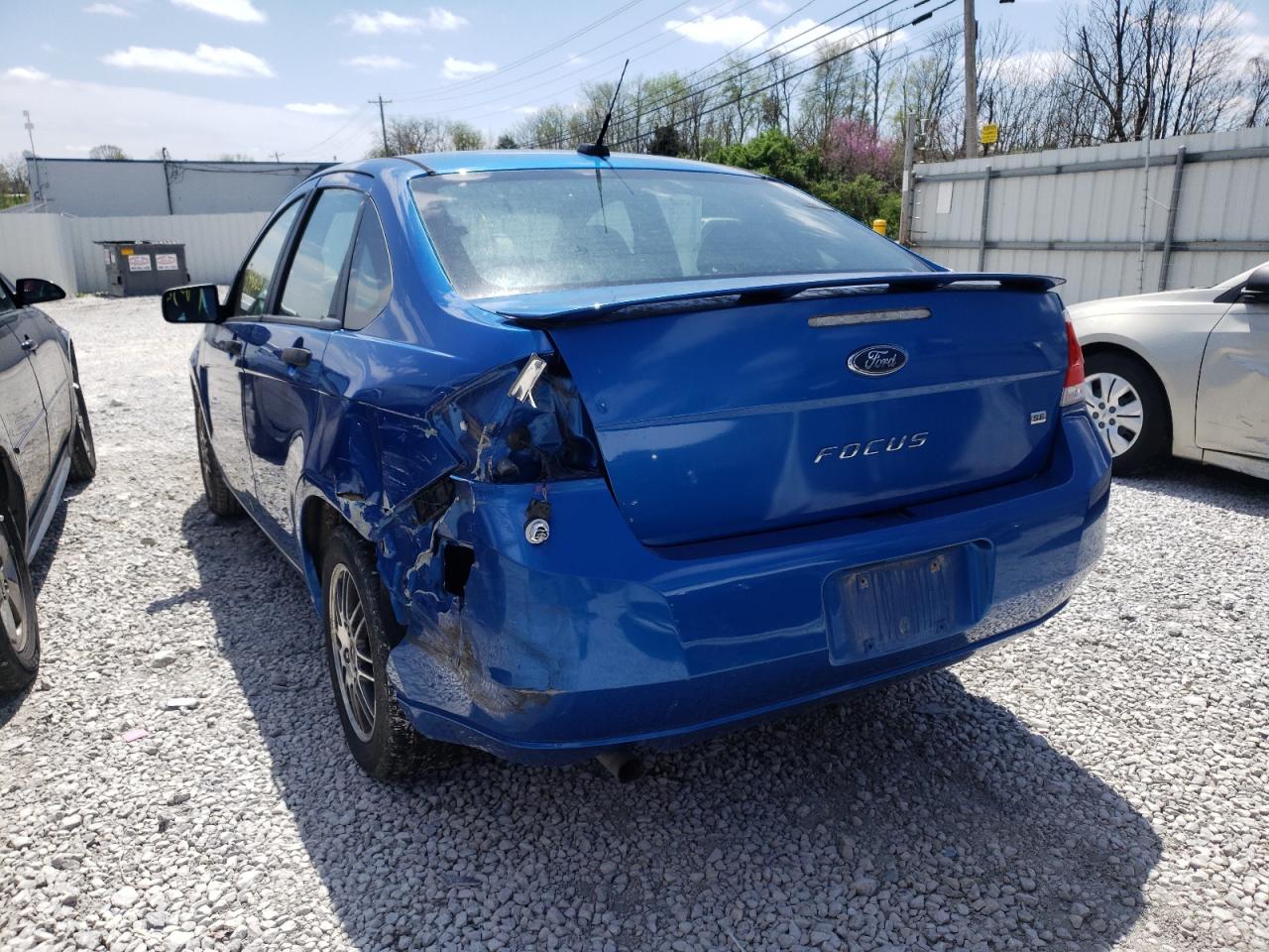 Photo 3 from auction – 2010 FORD FOCUS SE with VIN 1FAHP3FN4AW193809
