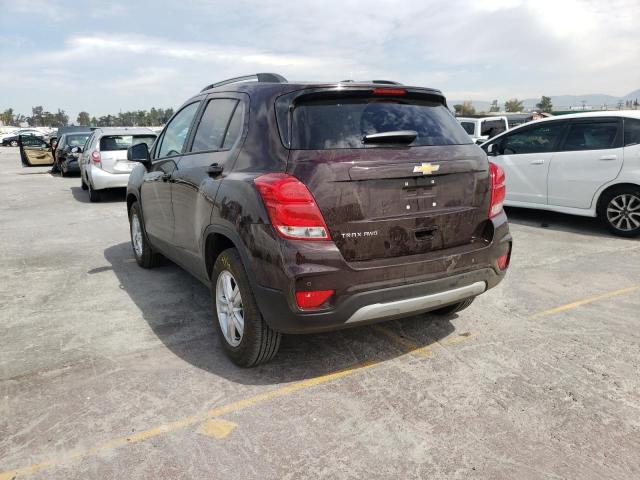 Photo 3 from auction – 2022 CHEVROLET TRAX 1LT with VIN KL7CJPSM7NB514083