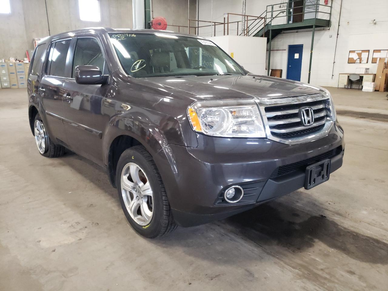 HONDA PILOT EXL 2013 with VIN 5FNYF4H56DB036159 - Photo from auction