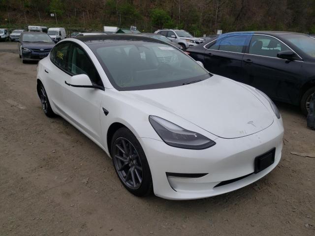 TESLA MODEL 3 2021 with VIN 5YJ3E1EA3MF991739 - Photo from auction