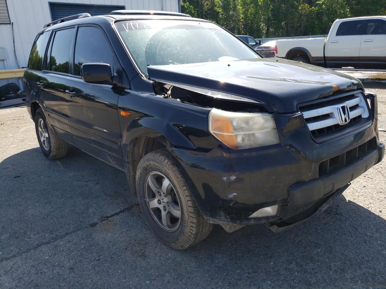 HONDA PILOT EXL 2007 with VIN 5FNYF28527B028164 - Photo from auction