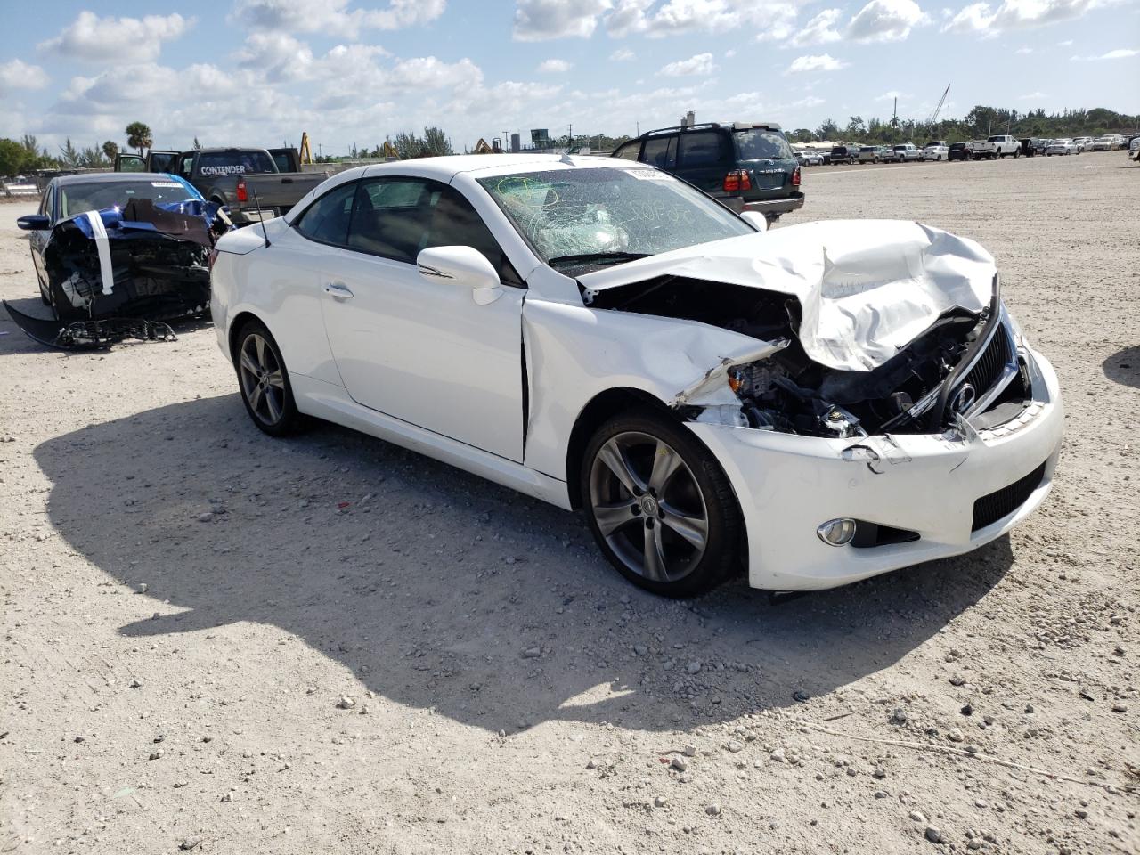 LEXUS IS 250 2012 with VIN JTHFF2C21C2523861 - Photo from auction