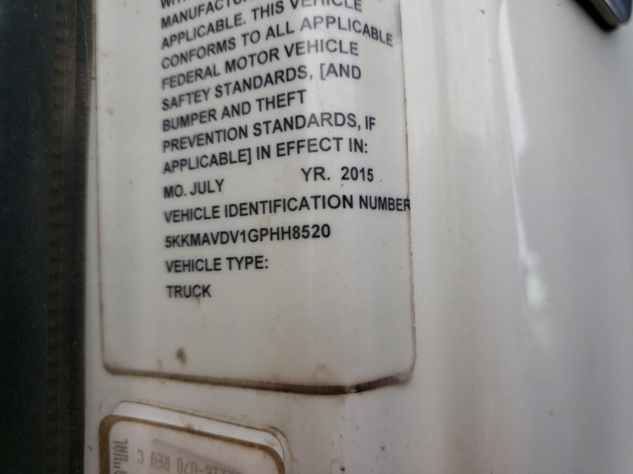 Photo 10 from auction – 2016 WESTERN STAR/AUTO CAR CONVENTION with VIN 5KKMAVDV1GPHH8520
