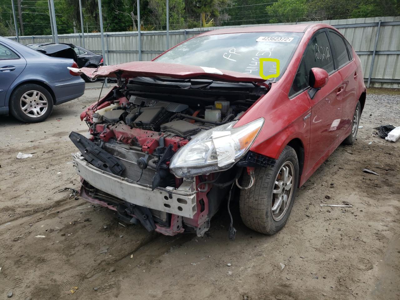 Photo 2 from auction – 2011 TOYOTA PRIUS with VIN JTDKN3DU2B1414855