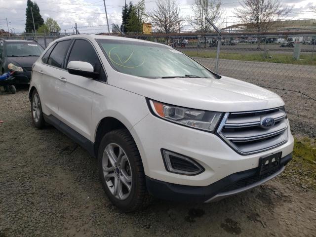 FORD EDGE TITAN 2017 with VIN 2FMPK4K94HBB12222 - Photo from auction