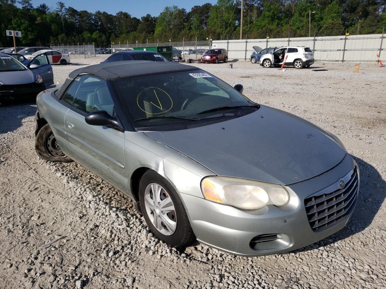 CHRYSLER SEBRING 2005 with VIN 1C3EL45X75N592943 - Photo from auction