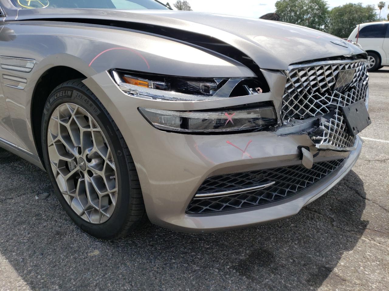 Photo 9 from auction – 2021 GENESIS G80 BASE with VIN KMTGC4SD9MU044429