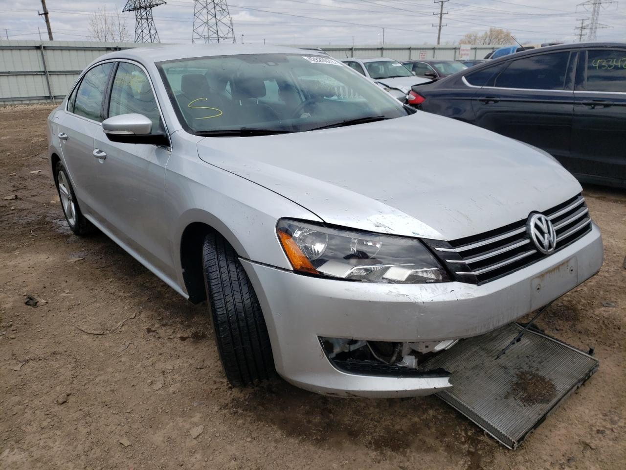 VOLKSWAGEN PASSAT SE 2014 with VIN 1VWBS7A31EC112622 - Photo from auction